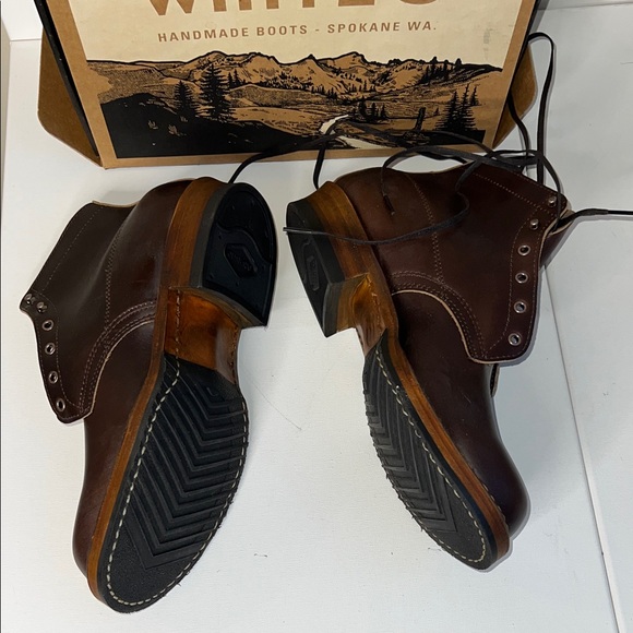 NWT White's Handmade Chromexal Leather Boots Brown Size 12 Original Semi-dress - Picture 6 of 8